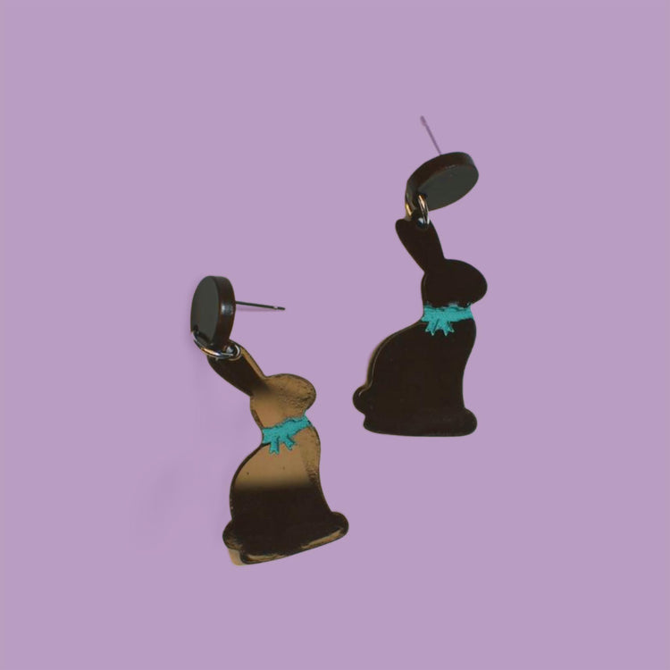 Chocolate Bunny Dangles