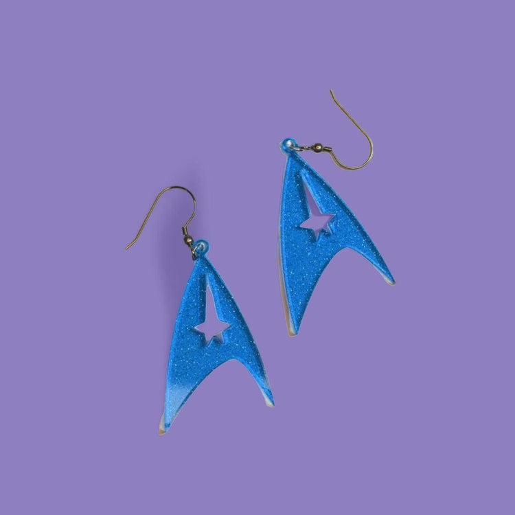 Star Trek Emblem Earrings