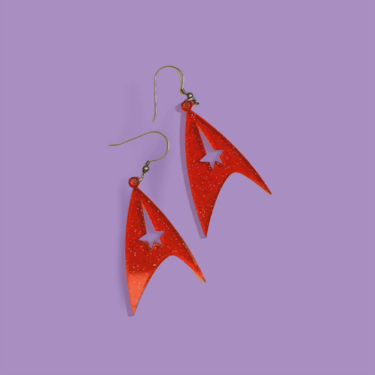 Star Trek Emblem Earrings