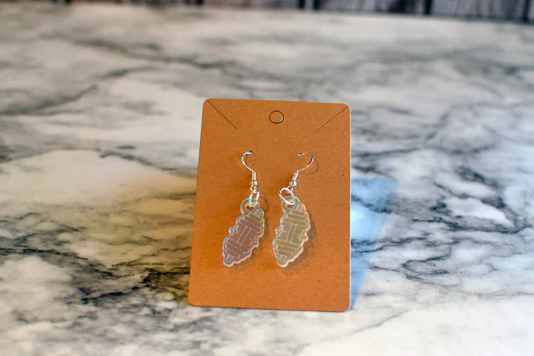 Iridescent Cutesy Fitness Earrings