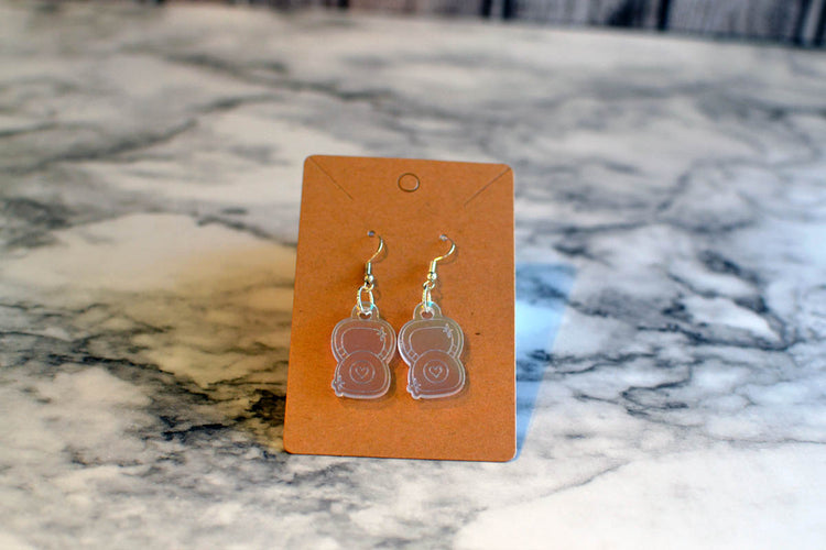 Iridescent Cutesy Fitness Earrings