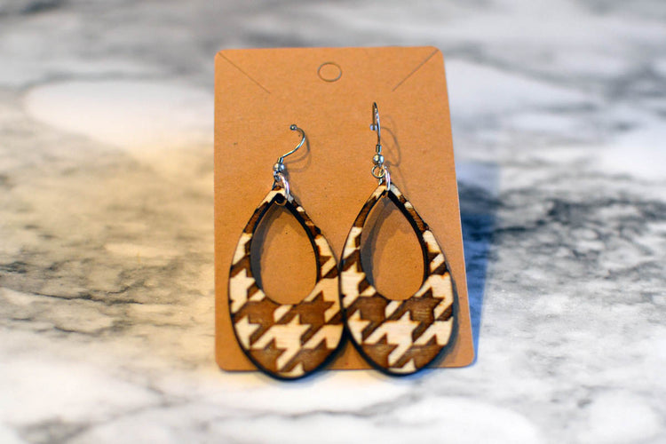 Houndstooth Earrings