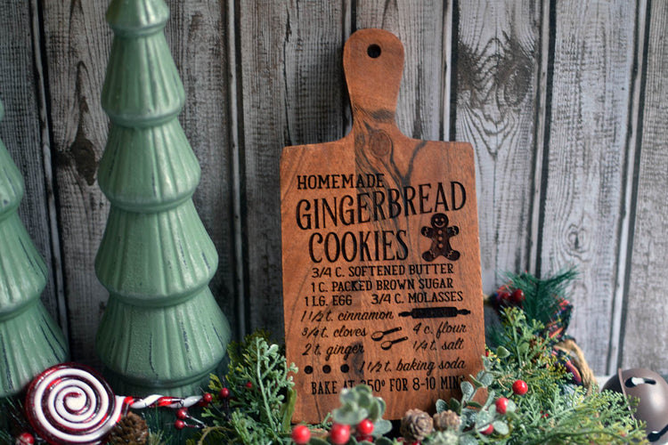 Engraved Recipe Cutting Board