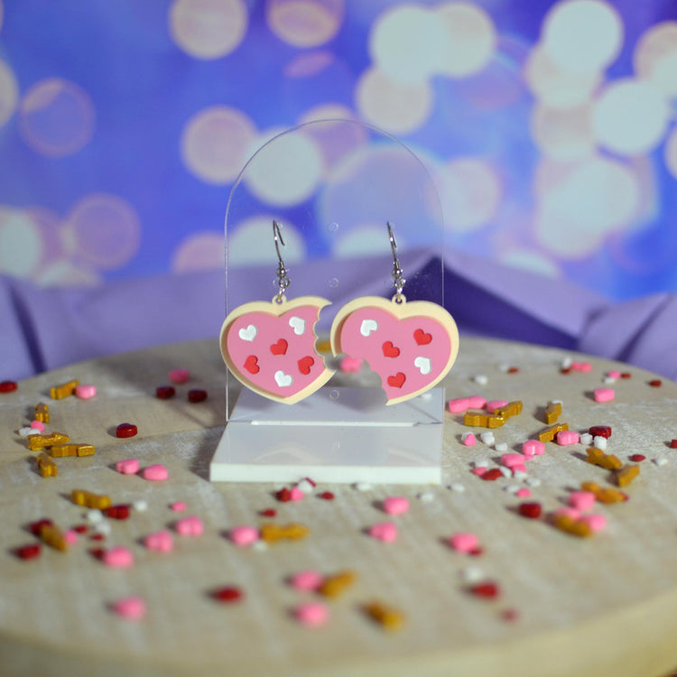 Valentine's Cookie Earrings