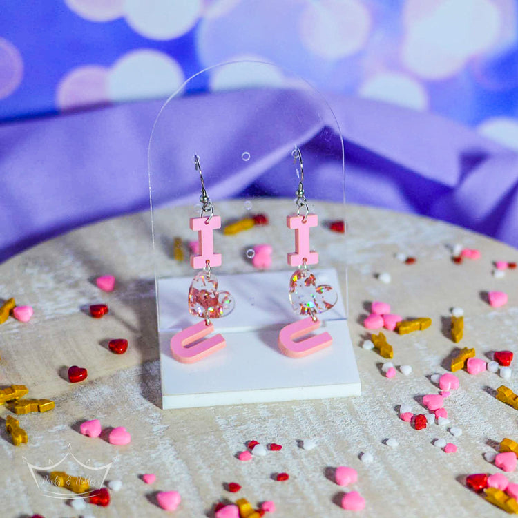 I Heart U Earrings