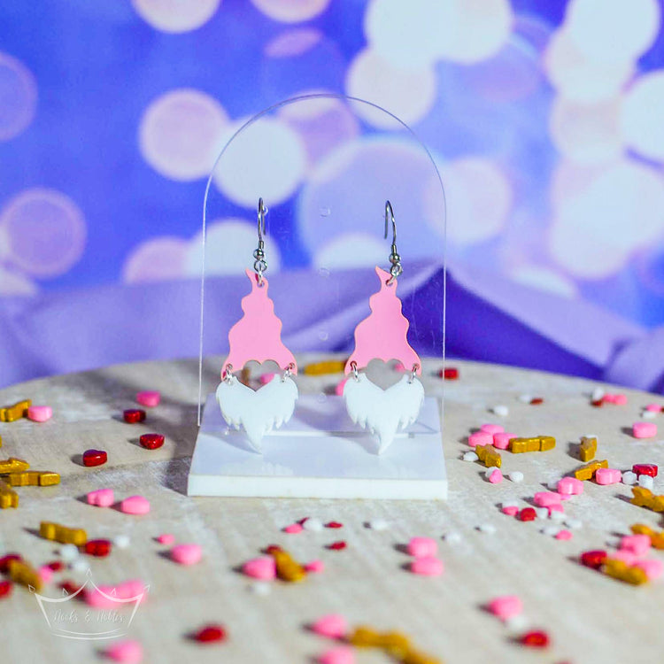 Gnome Heart Earrings