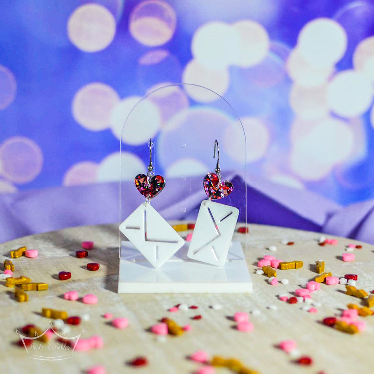 Valentine's Letter Earrings