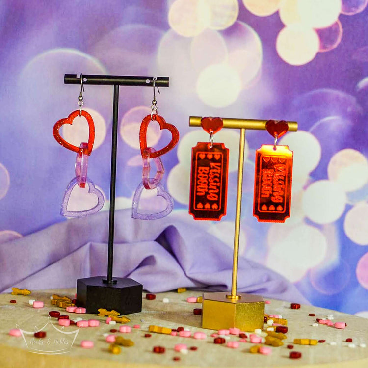 Heart Link Earrings