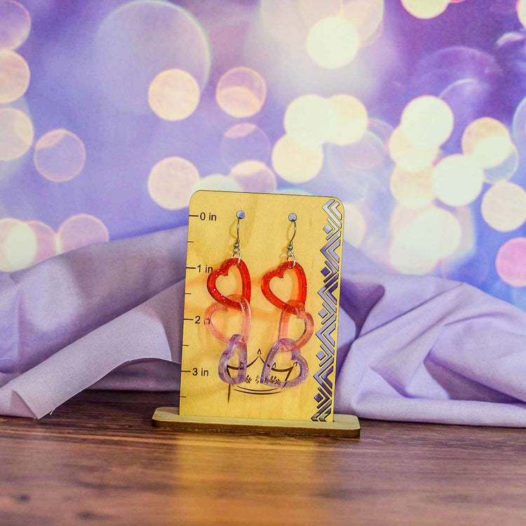 Heart Link Earrings