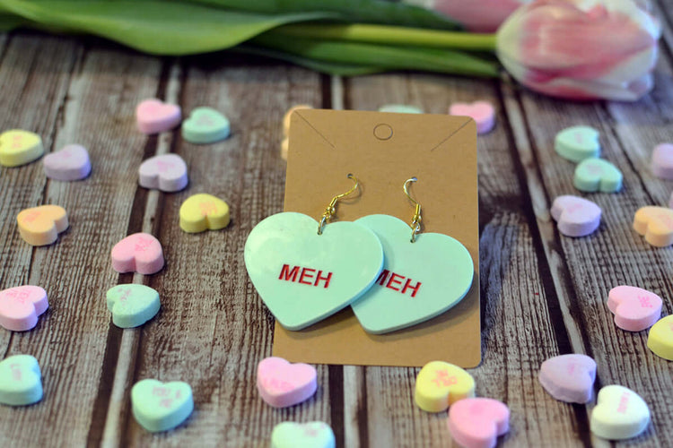 Candy Heart Earrings