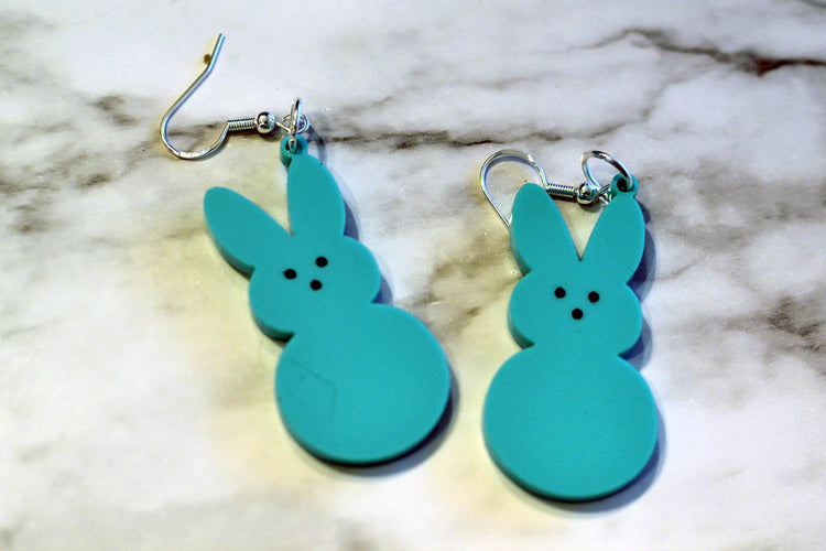 Marshmallow Bunny Earrings