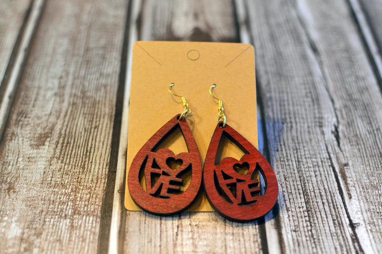 Love Teardrop Earrings