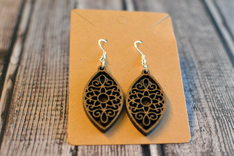 Teardrop Mandala Earrings