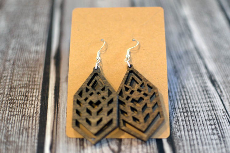 Hexagon Earrings