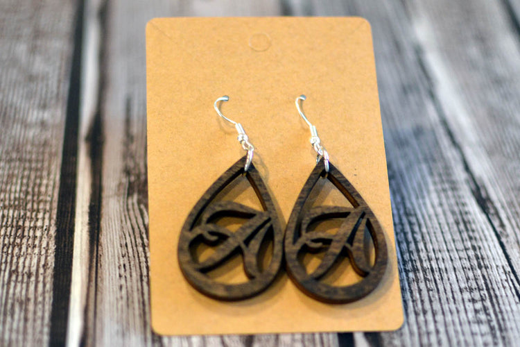 Initial Earrings