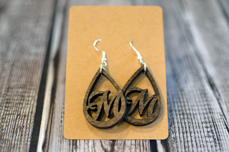 Initial Earrings