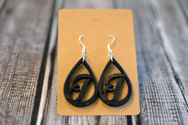 Initial Earrings