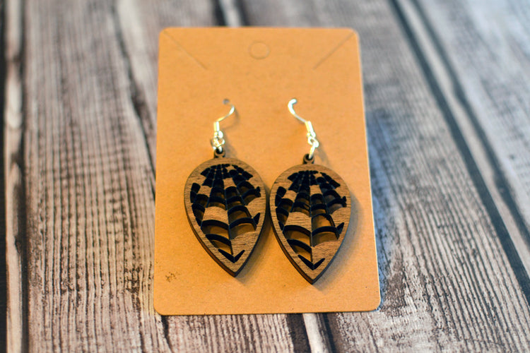 Teardrop Web Earrings