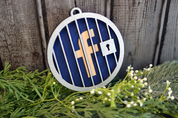 FB Jail Ornament