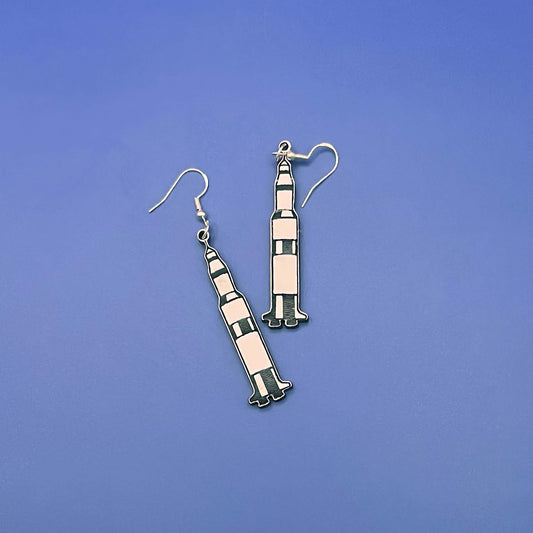 Saturn V Earrings