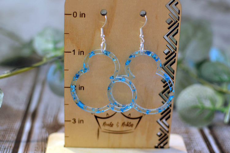 Glitzy Mouse Hoops