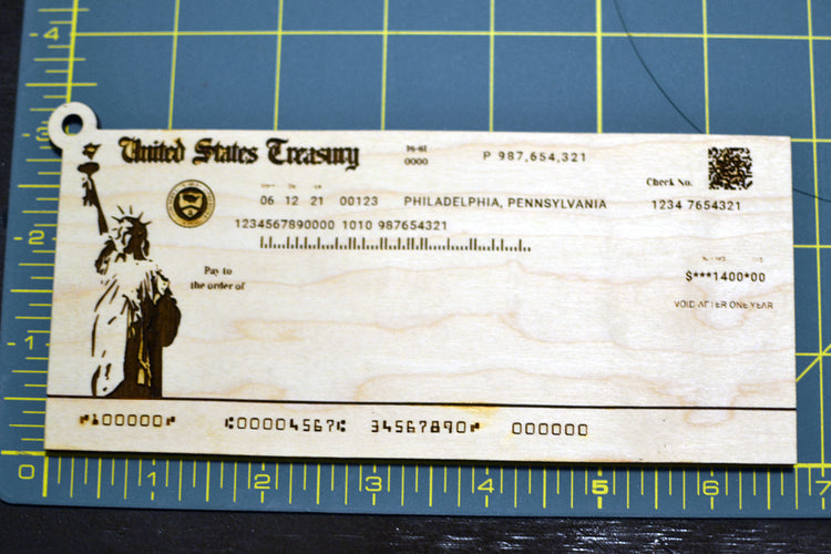 Stimulus Check Ornament