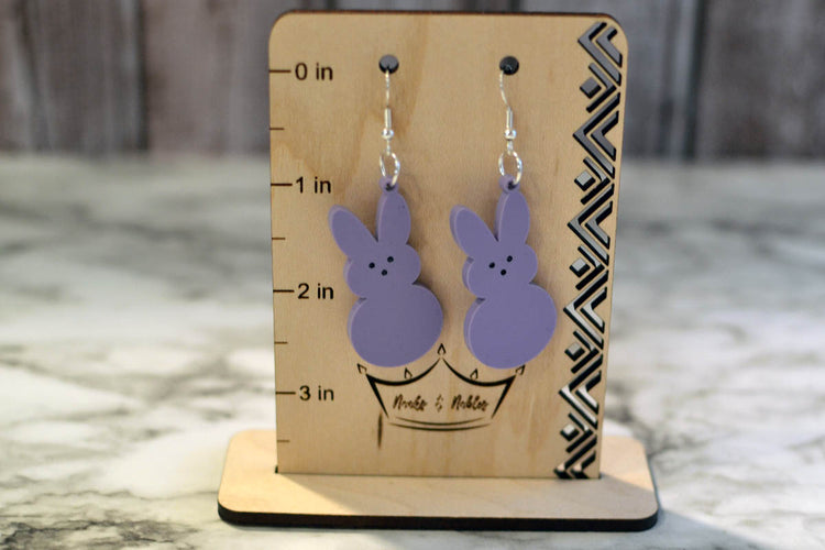 Marshmallow Bunny Earrings