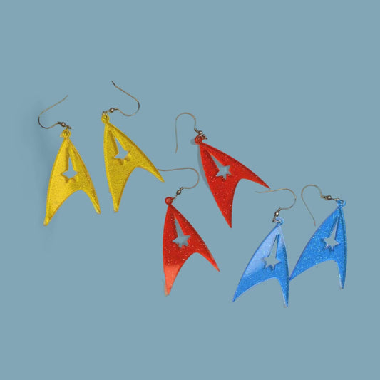 Star Trek Emblem Earrings