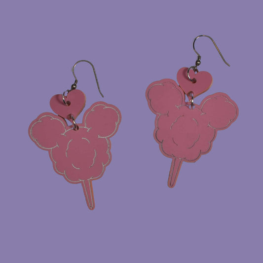 Mouse Cotton Candy Dangles