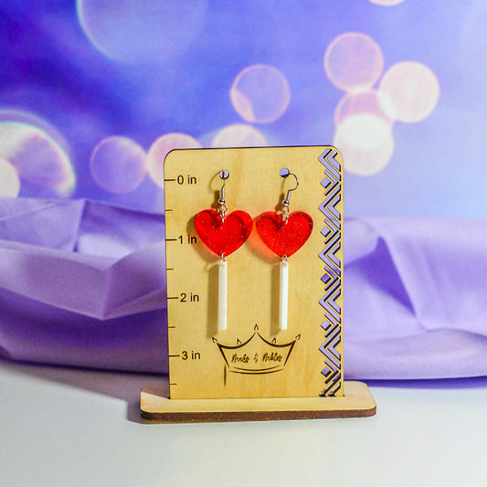 Heart Lollipop Earrings