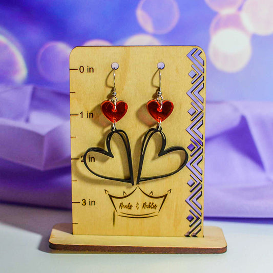 Heart Scribble Earrings