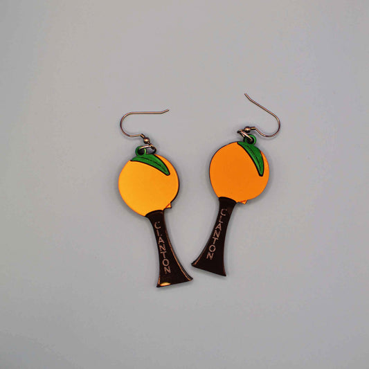 Peach Tower Earrings