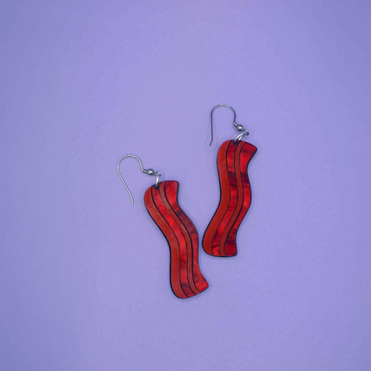 Bacon Earrings