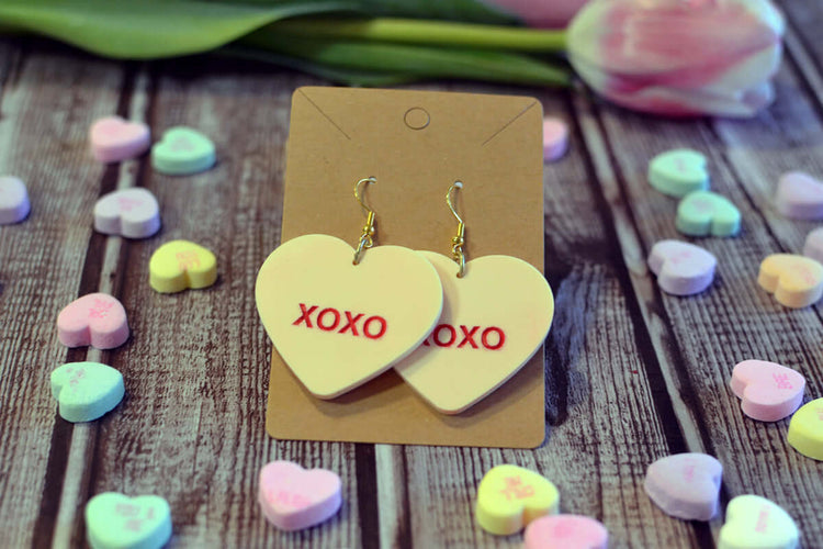 Candy Heart Earrings