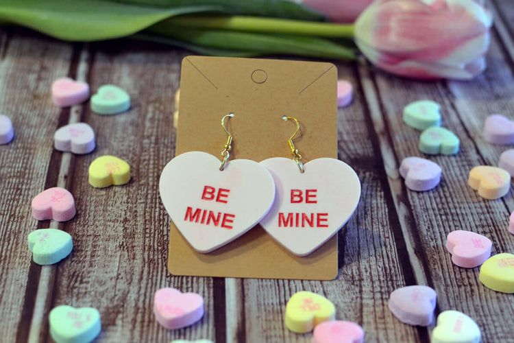 Candy Heart Earrings