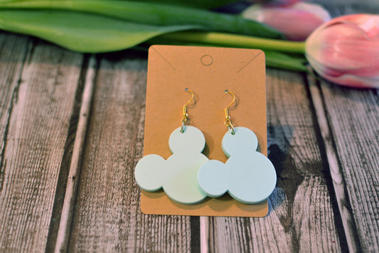 Pastel Mouse Head Earrings