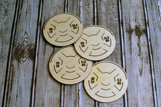 Bumper Plate Coasters