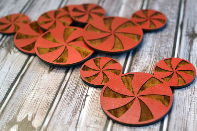 Magical Peppermint Coasters