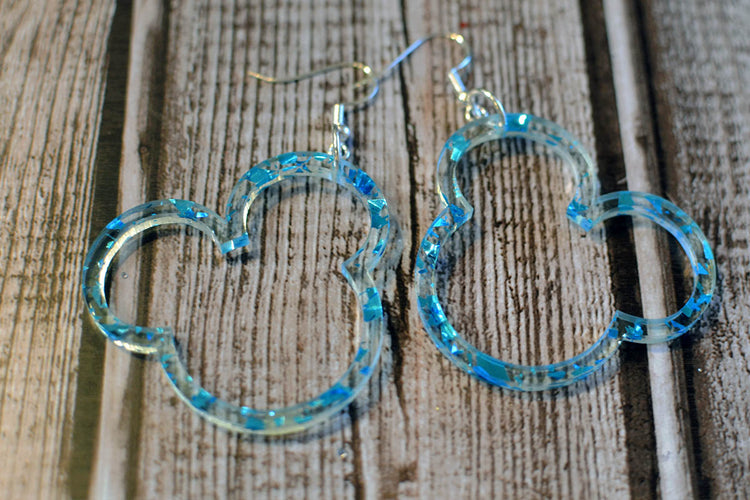 Glitzy Mouse Hoops