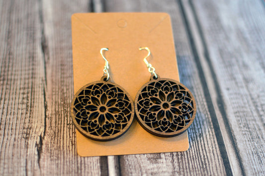 Circle Flower Earrings