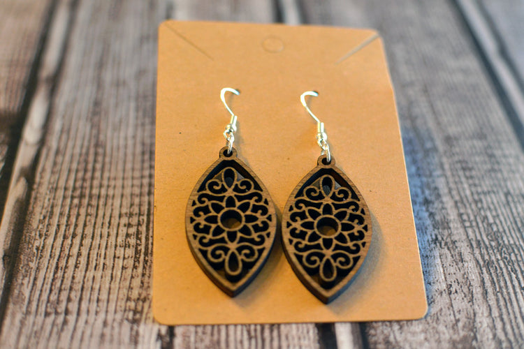 Teardrop Mandala Earrings