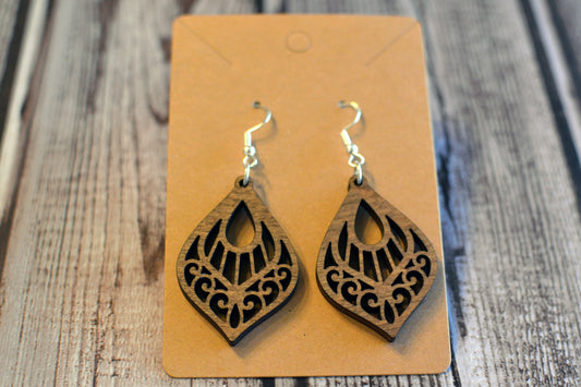 Teardrop Mandala Earrings