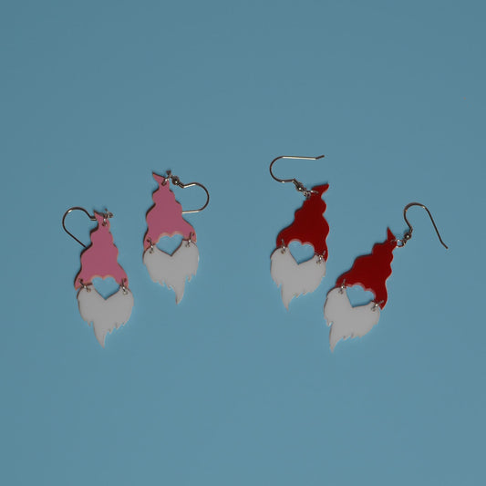 Gnome Heart Earrings