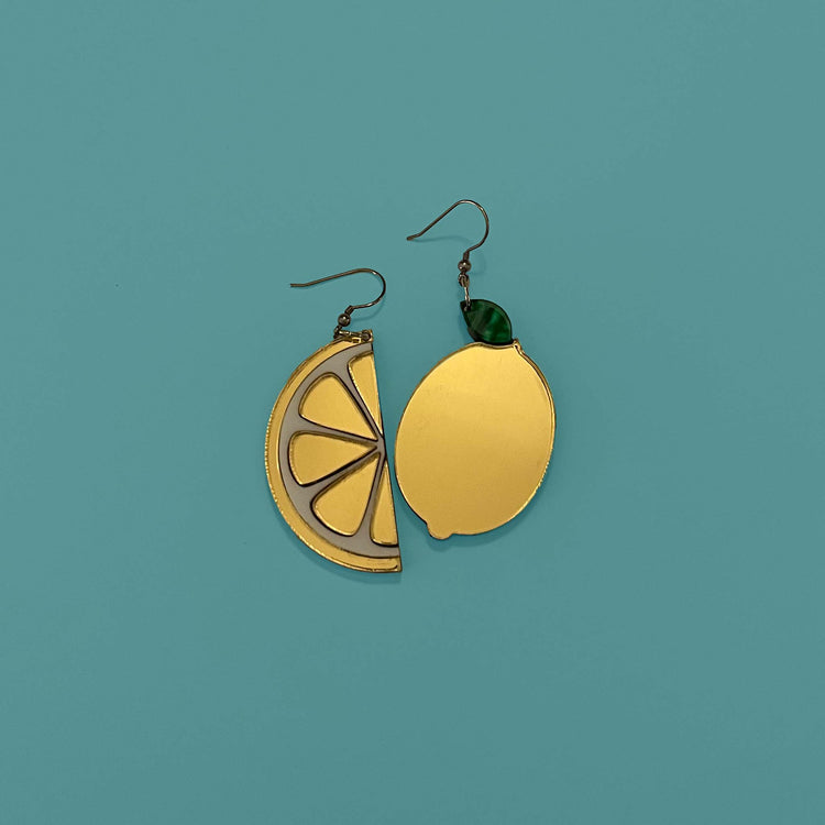 Lemon Slice Earrings