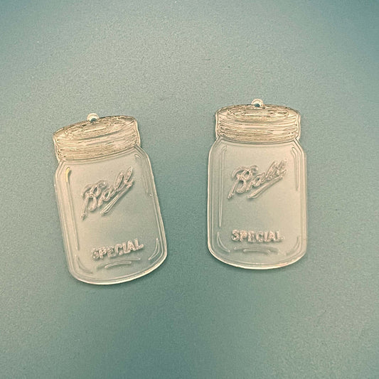 Mason Jar Earrings