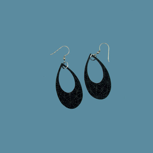 Spiderweb Teardrops Earrings